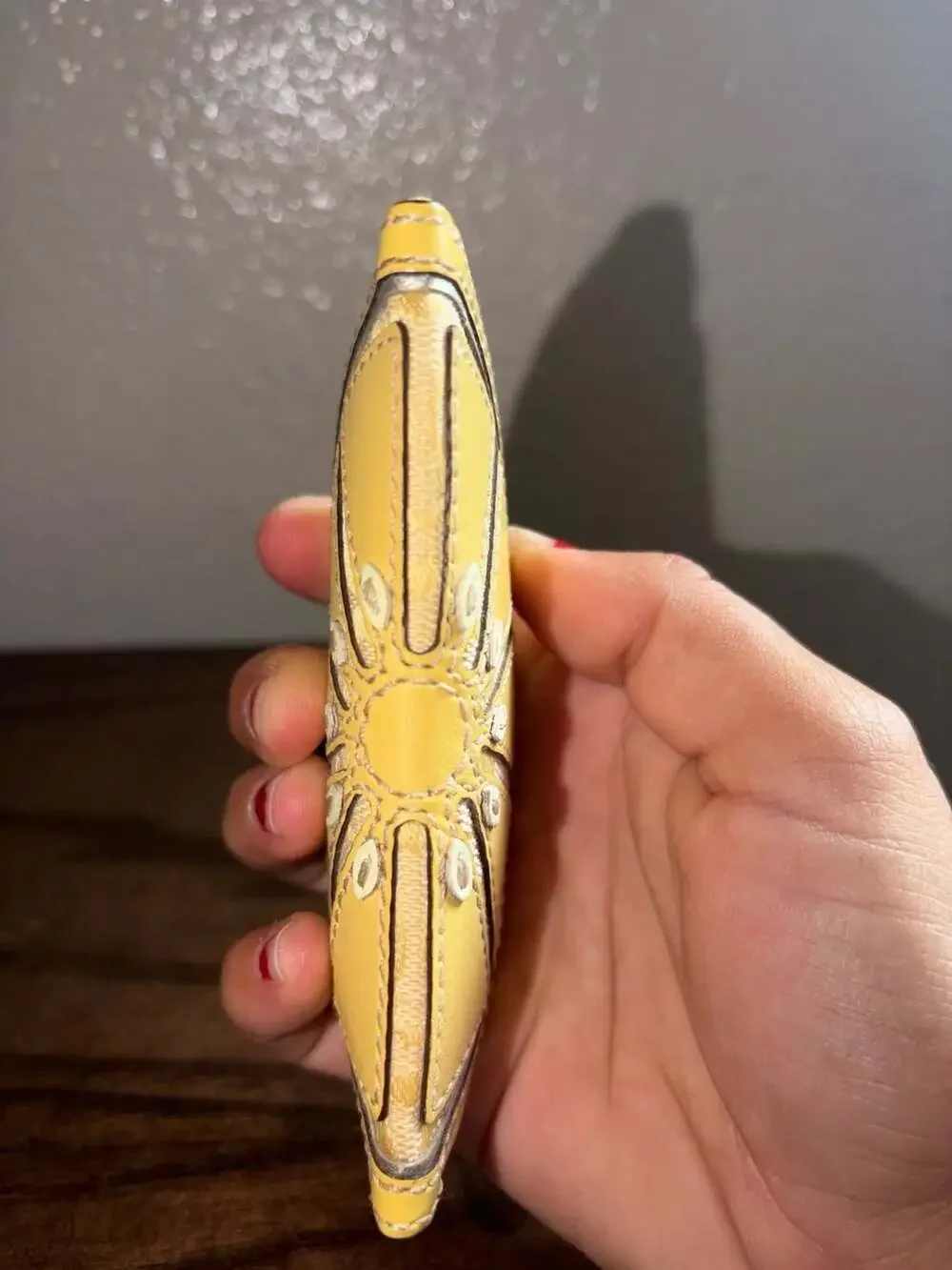 Coach Lemon Slice Leather Paperweight